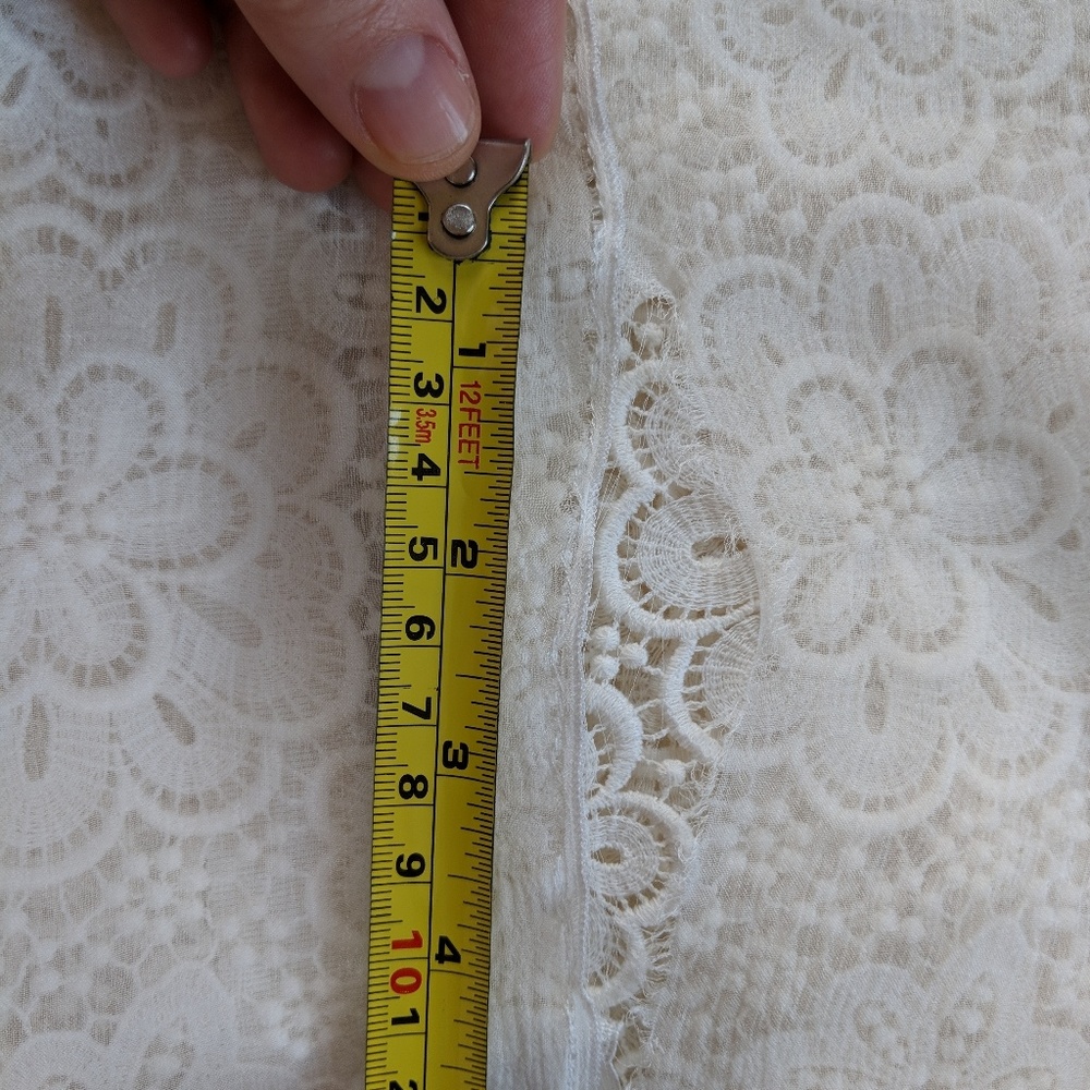 Chanel White Lace Skirt - image 3